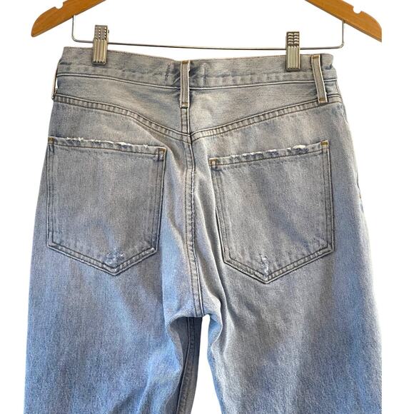AGOLDE Riley High Rise Straight Crop Jeans | Size 27 | Distressed | $198 Retail - Picture 6 of 9